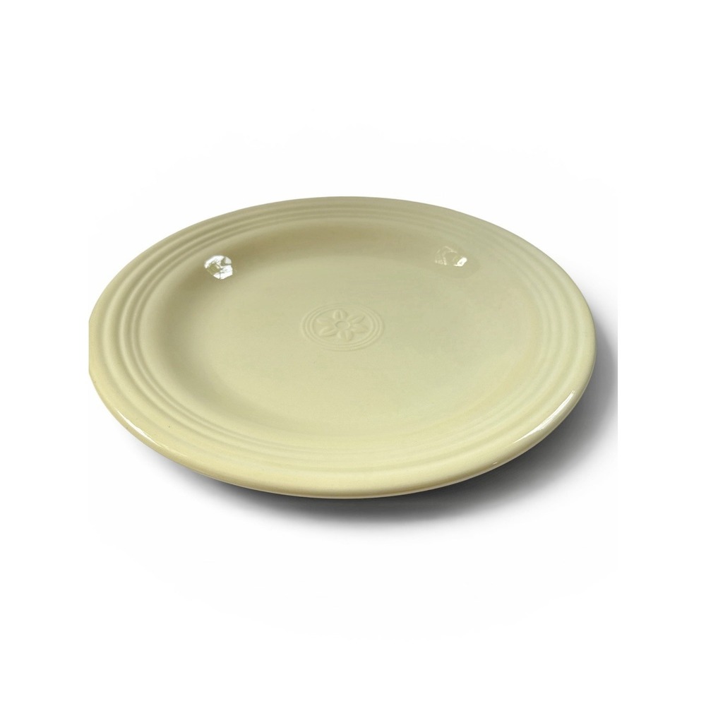 Oneida Petals Yellow 12.5 Inch Round Chop Plate Platter Flower Center Ceramic